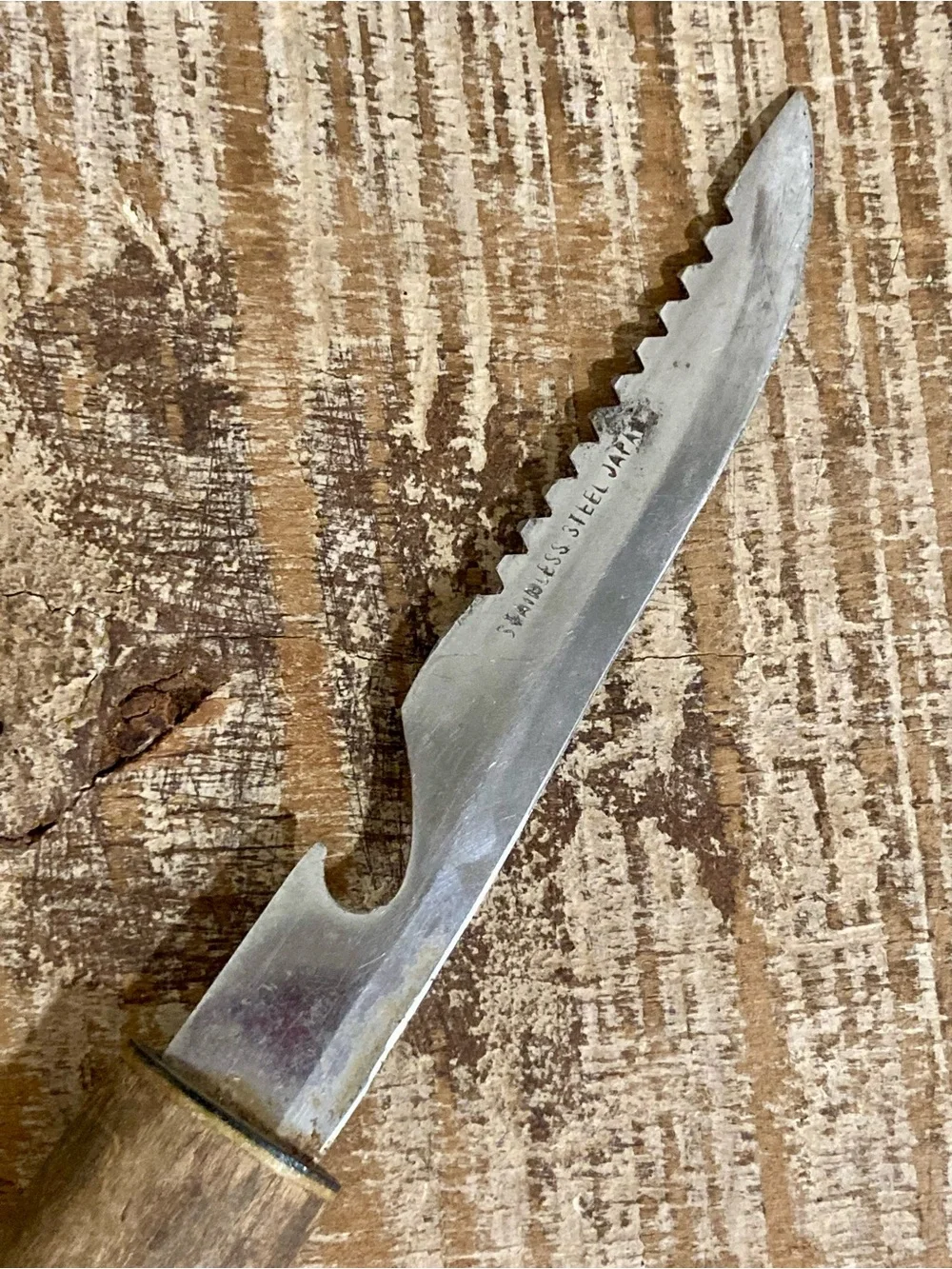Vintage Floating Fish Knife Fisherman Knife Made in Japan Stainless Steel